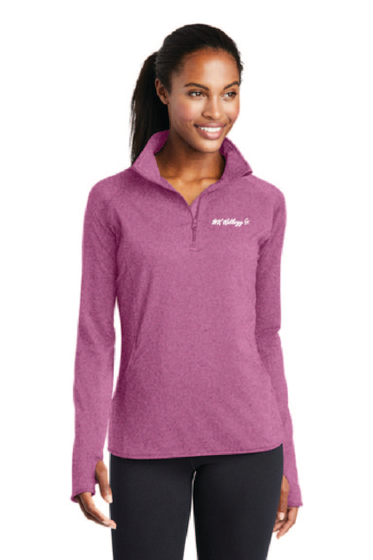 Ladies Stretch 1/4-Zip Pullover