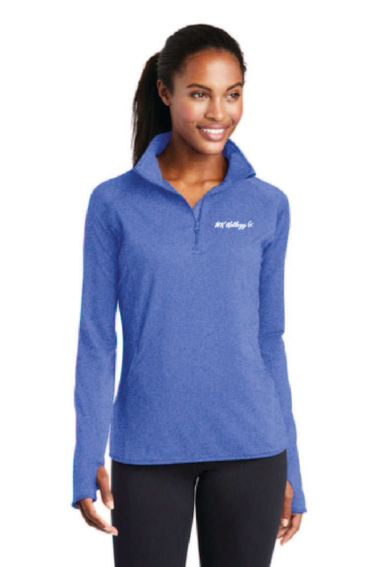 Ladies Stretch 1/4-Zip Pullover