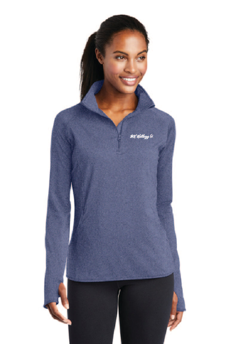 Ladies Stretch 1/4-Zip Pullover