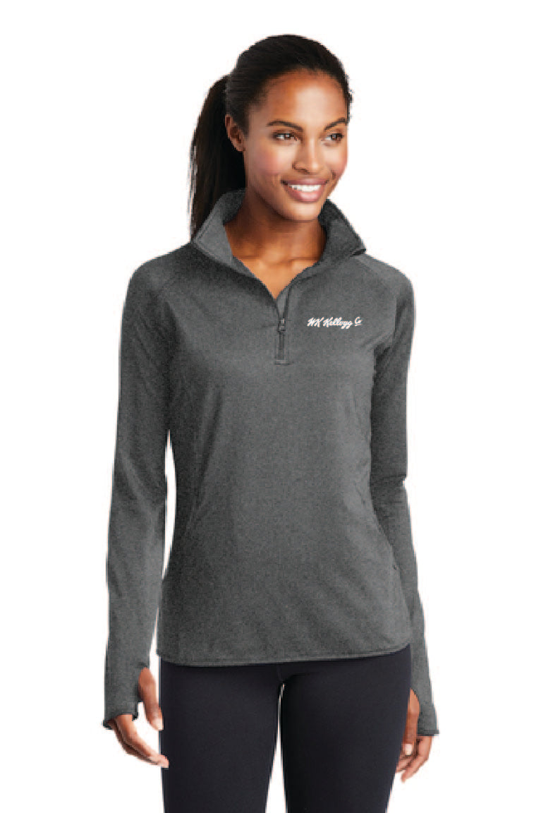 Ladies Stretch 1/4-Zip Pullover