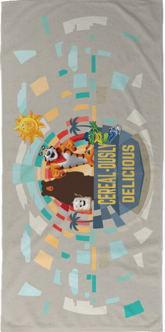 Cereal-ously Delicious Beach Towel