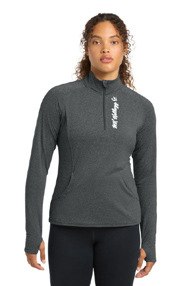 Sport-Tek® Women's Sport-Wick® Stretch 1/4-Zip Pullover