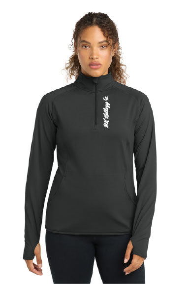 Sport-Tek® Women's Sport-Wick® Stretch 1/4-Zip Pullover