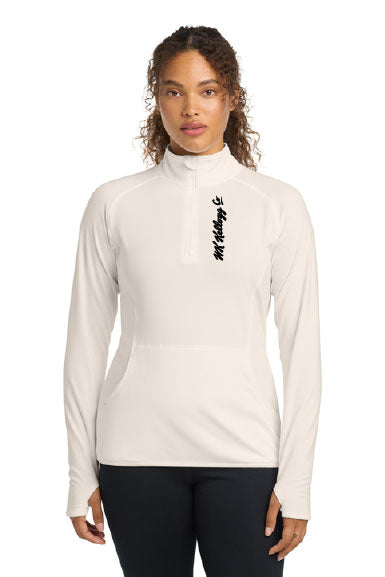 Sport-Tek® Women's Sport-Wick® Stretch 1/4-Zip Pullover
