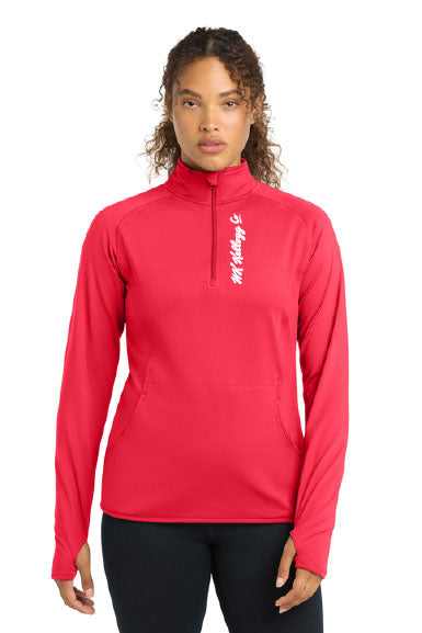 Sport-Tek® Women's Sport-Wick® Stretch 1/4-Zip Pullover