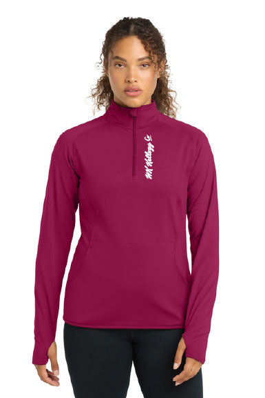 Sport-Tek® Women's Sport-Wick® Stretch 1/4-Zip Pullover