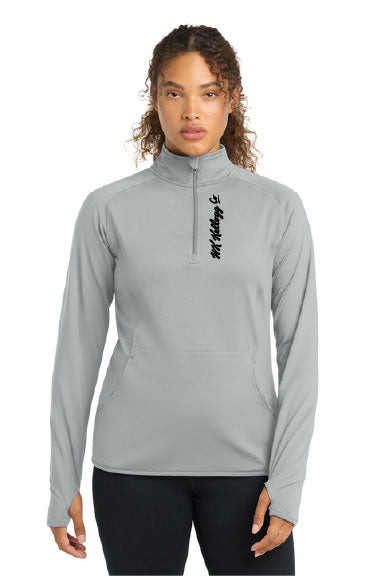 Sport-Tek® Women's Sport-Wick® Stretch 1/4-Zip Pullover