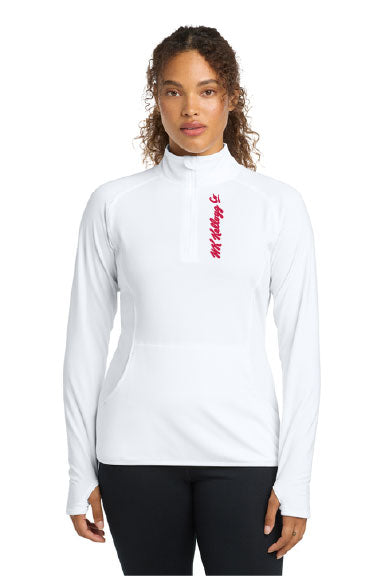 Sport-Tek® Women's Sport-Wick® Stretch 1/4-Zip Pullover